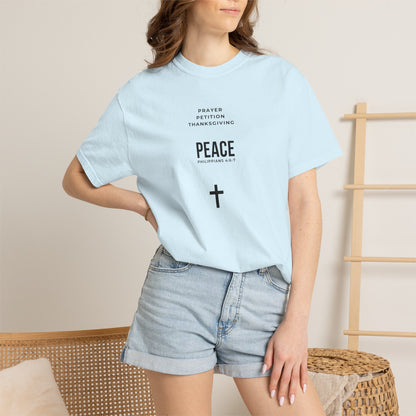 3 Steps To Peace Comfort Colors® Tee | Faith Based Unisex T-Shirt