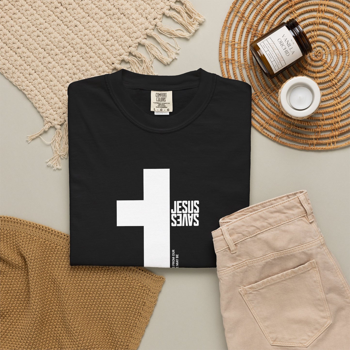 Jesus Saves Cross Faith T-Shirt
