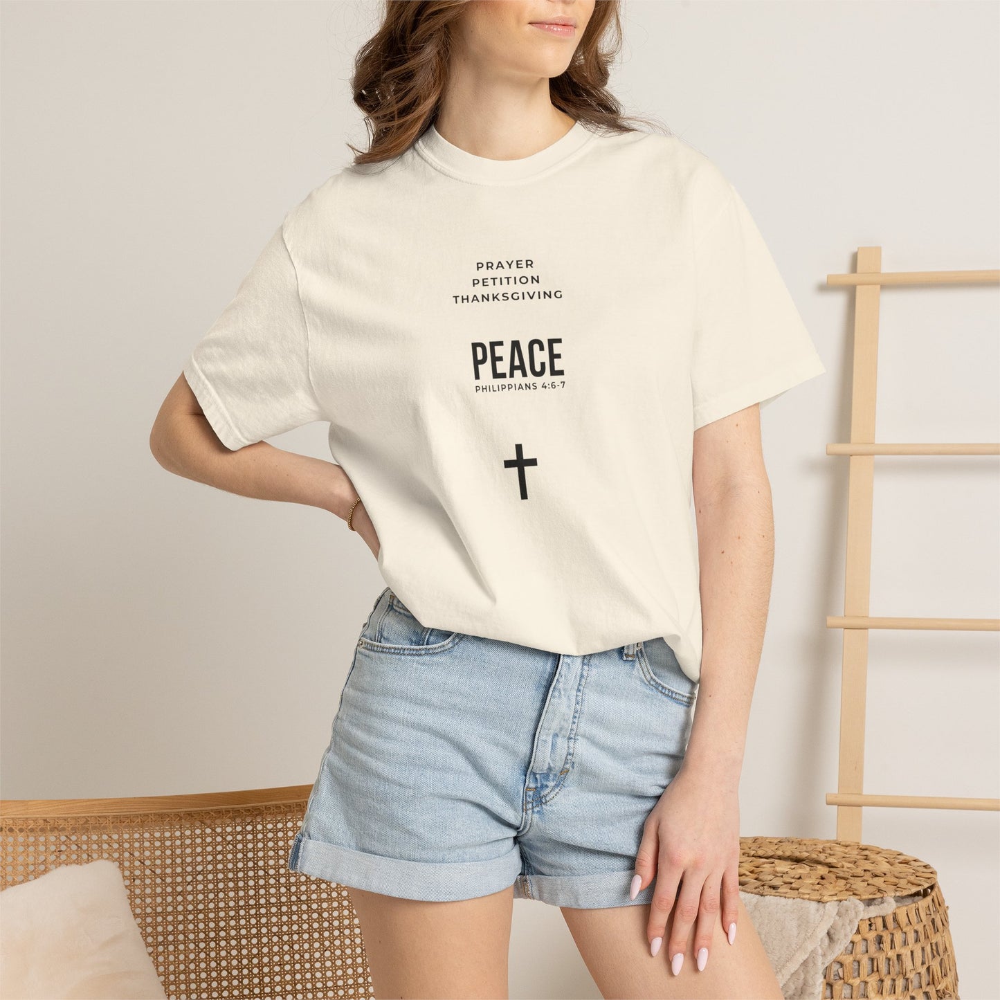 3 Steps To Peace Comfort Colors® Tee | Faith Based Unisex T-Shirt