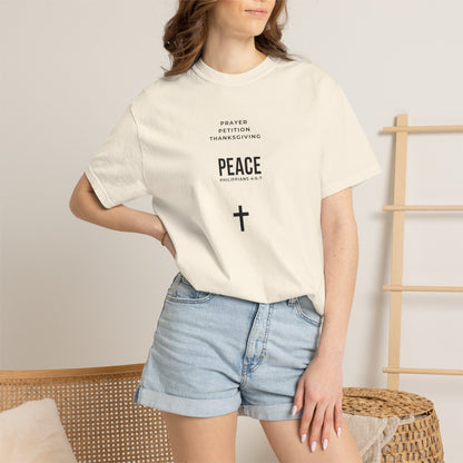3 Steps To Peace Comfort Colors® Tee | Faith Based Unisex T-Shirt