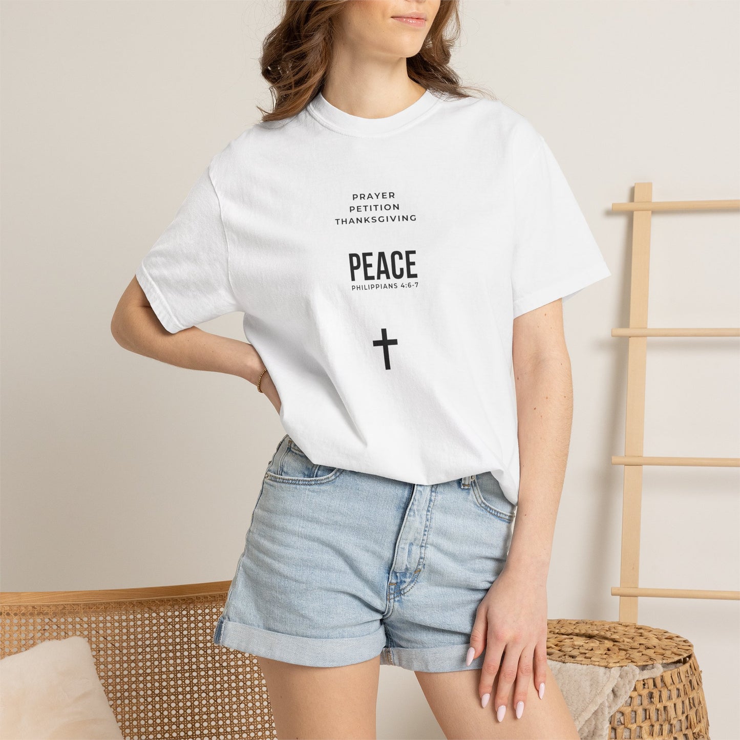 3 Steps To Peace Comfort Colors® Tee | Faith Based Unisex T-Shirt