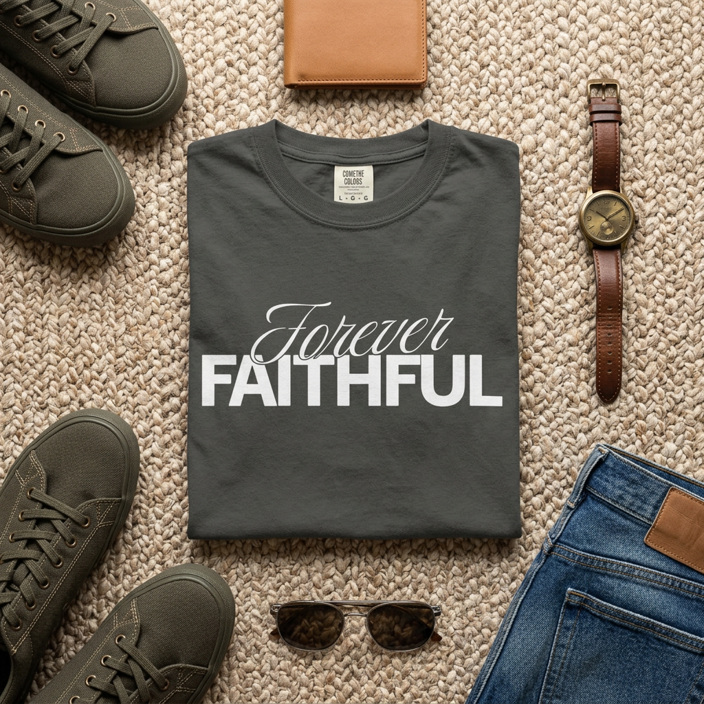 Forever Faithful T-Shirt — Christian Inspirational Tee