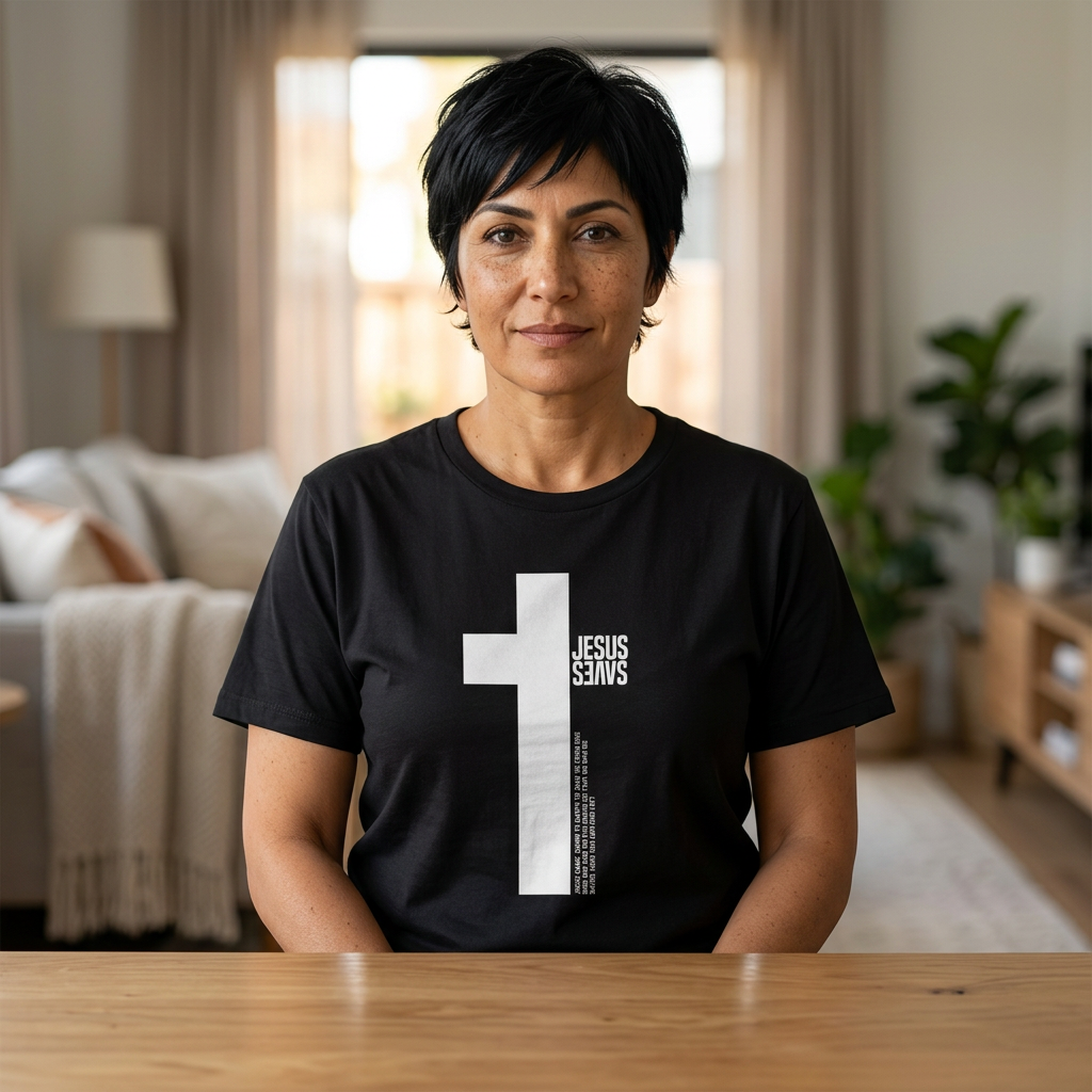 Jesus Saves Cross Faith T-Shirt
