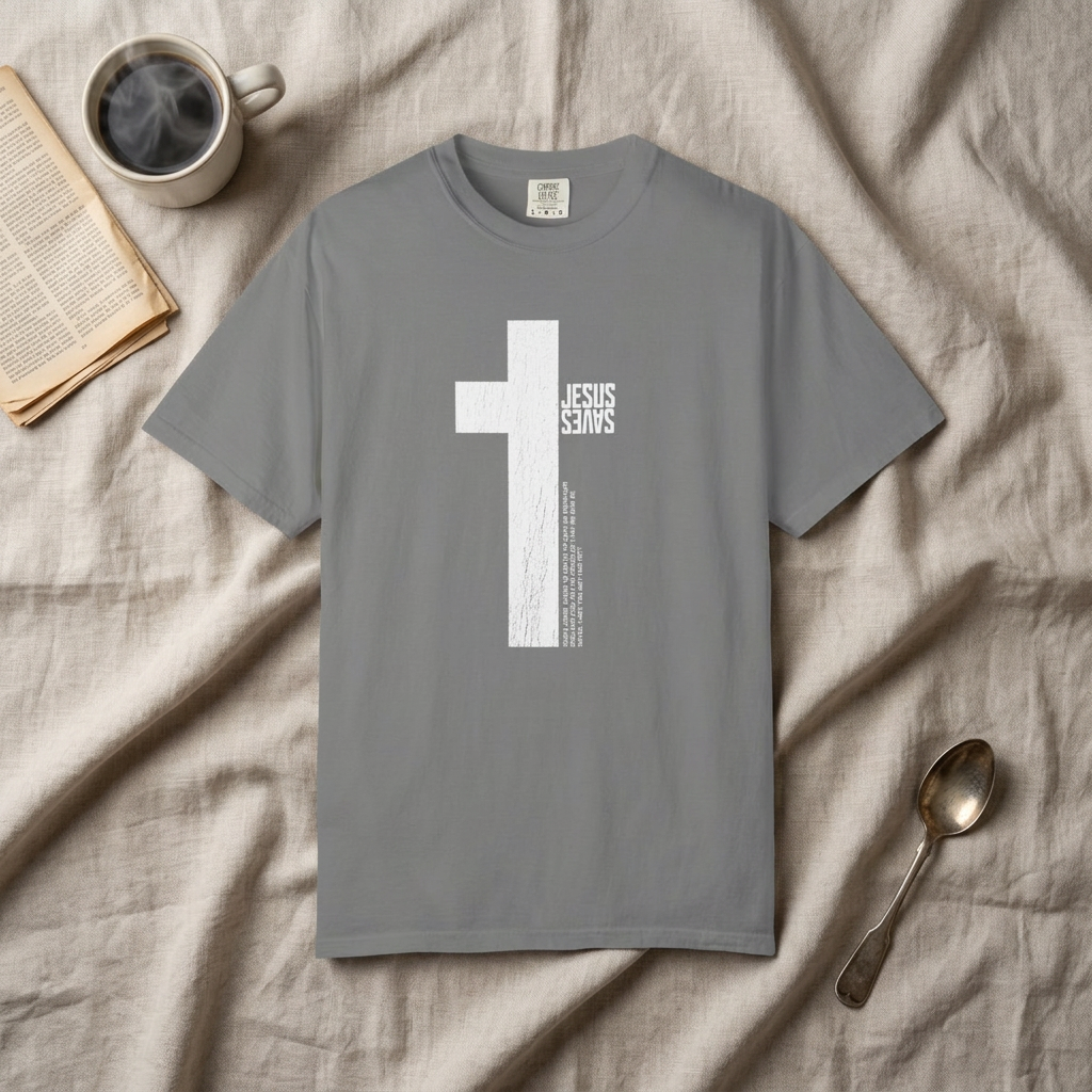 Jesus Saves Cross Faith T-Shirt