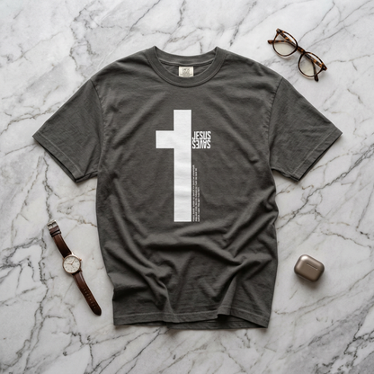 Jesus Saves Cross Faith T-Shirt