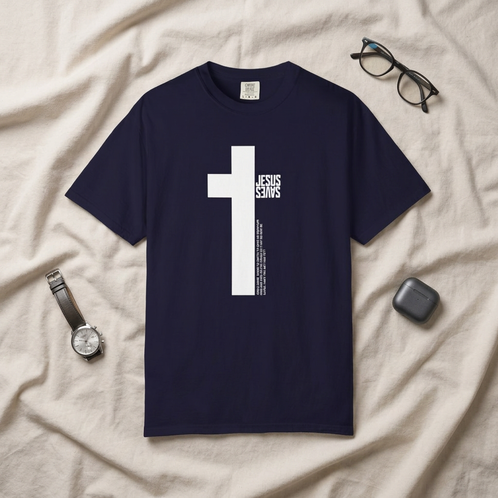 Jesus Saves Cross Faith T-Shirt