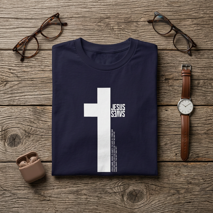Jesus Saves Cross Faith T-Shirt